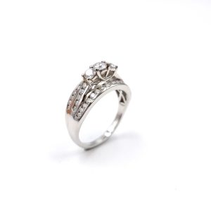 Three Stone Diamond Ring